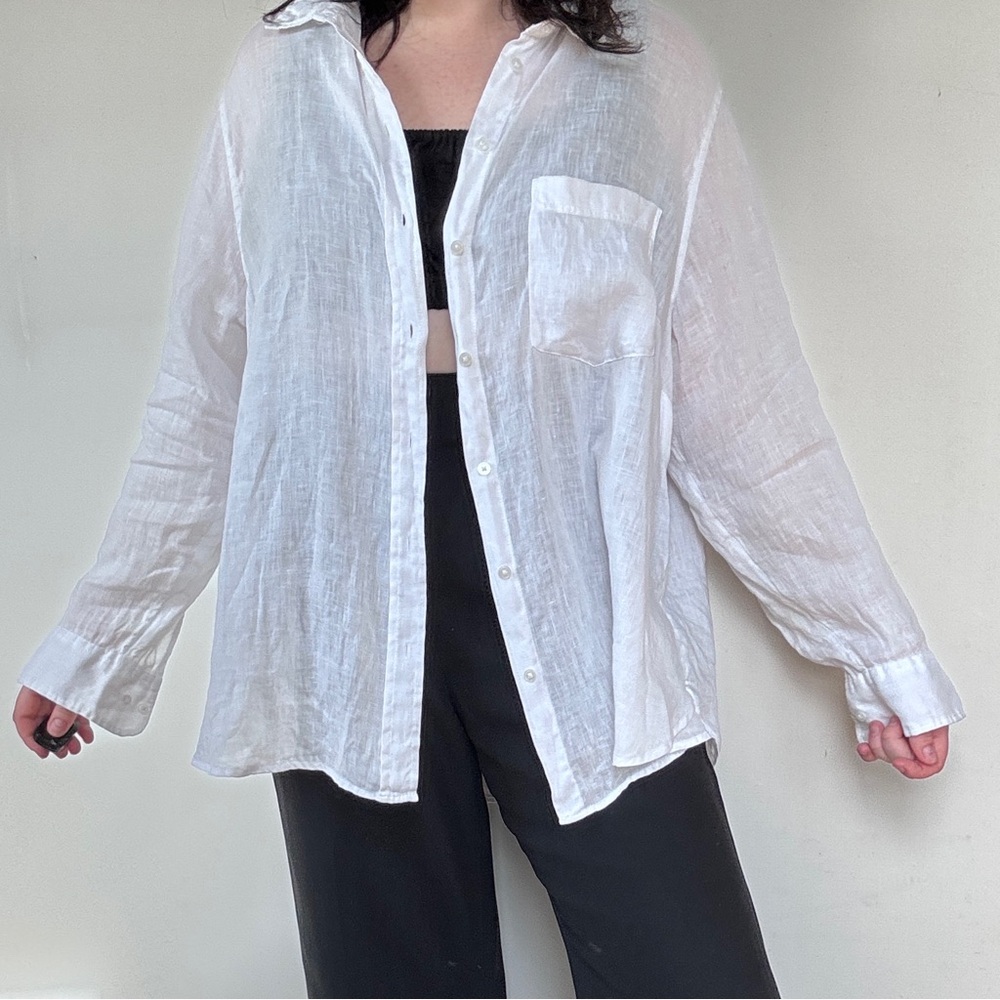 h&m linen shirt - Picture 8 of 11
